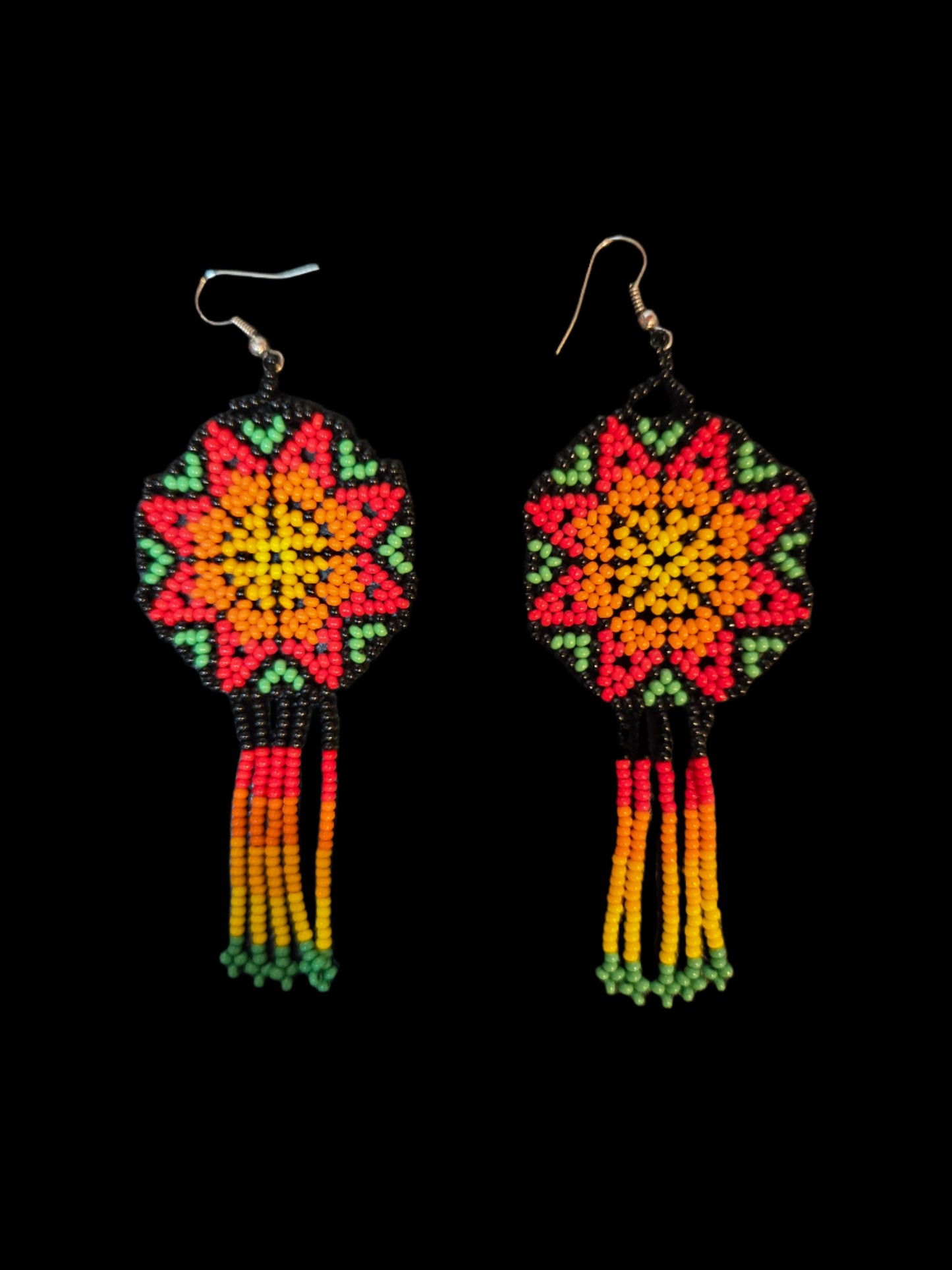 Flower earrings