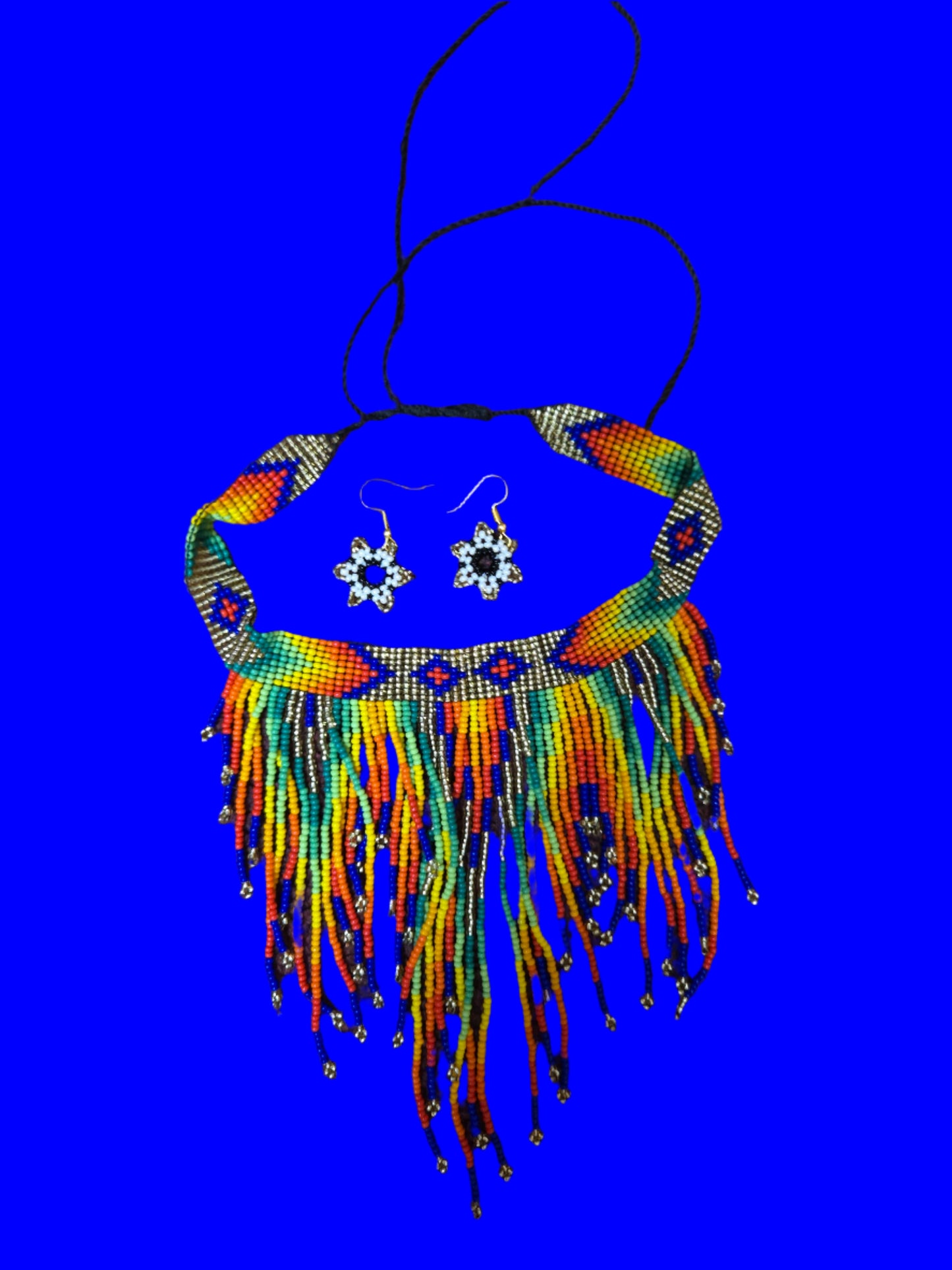 Necklace plus earrings