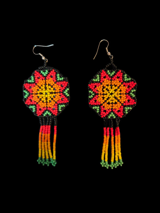 Flower earrings