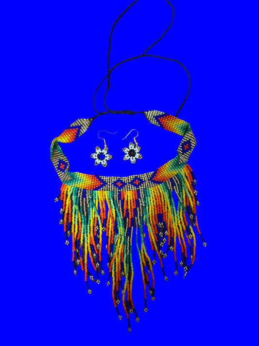 Necklace plus earrings