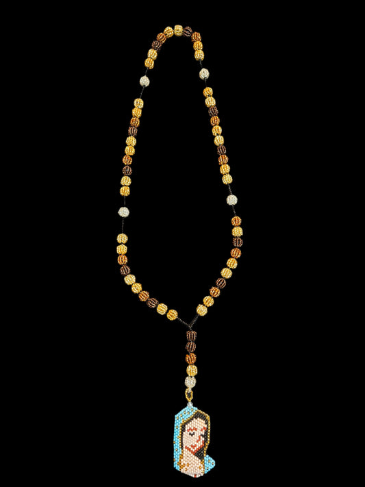 Virgin of Guadalupe rosary necklace