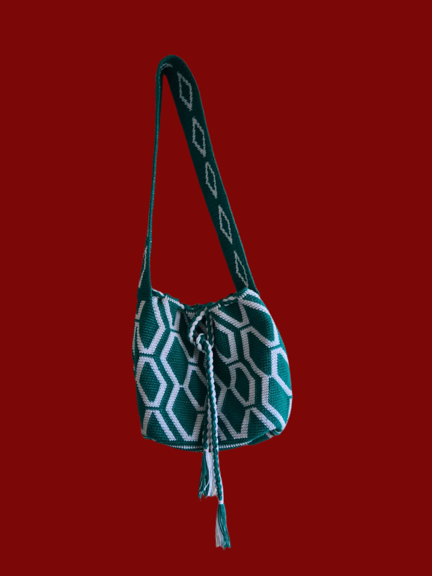 Handbag diamond-shaped